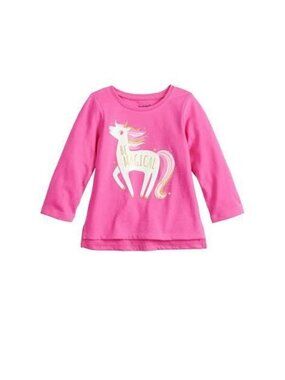 Jumping Beans Be Magical Unicorn Long Sleeve Top Size 12M